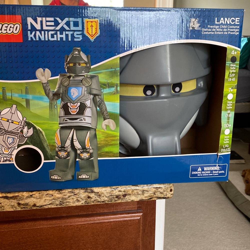Lego Nexo Knights “Lance” Costume (size 4-6)
